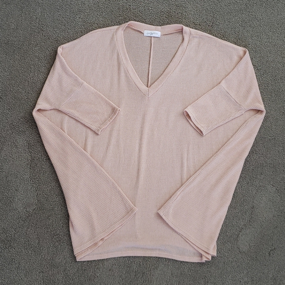 Carly Jean Los Angeles Ash Relaxed Fit Top